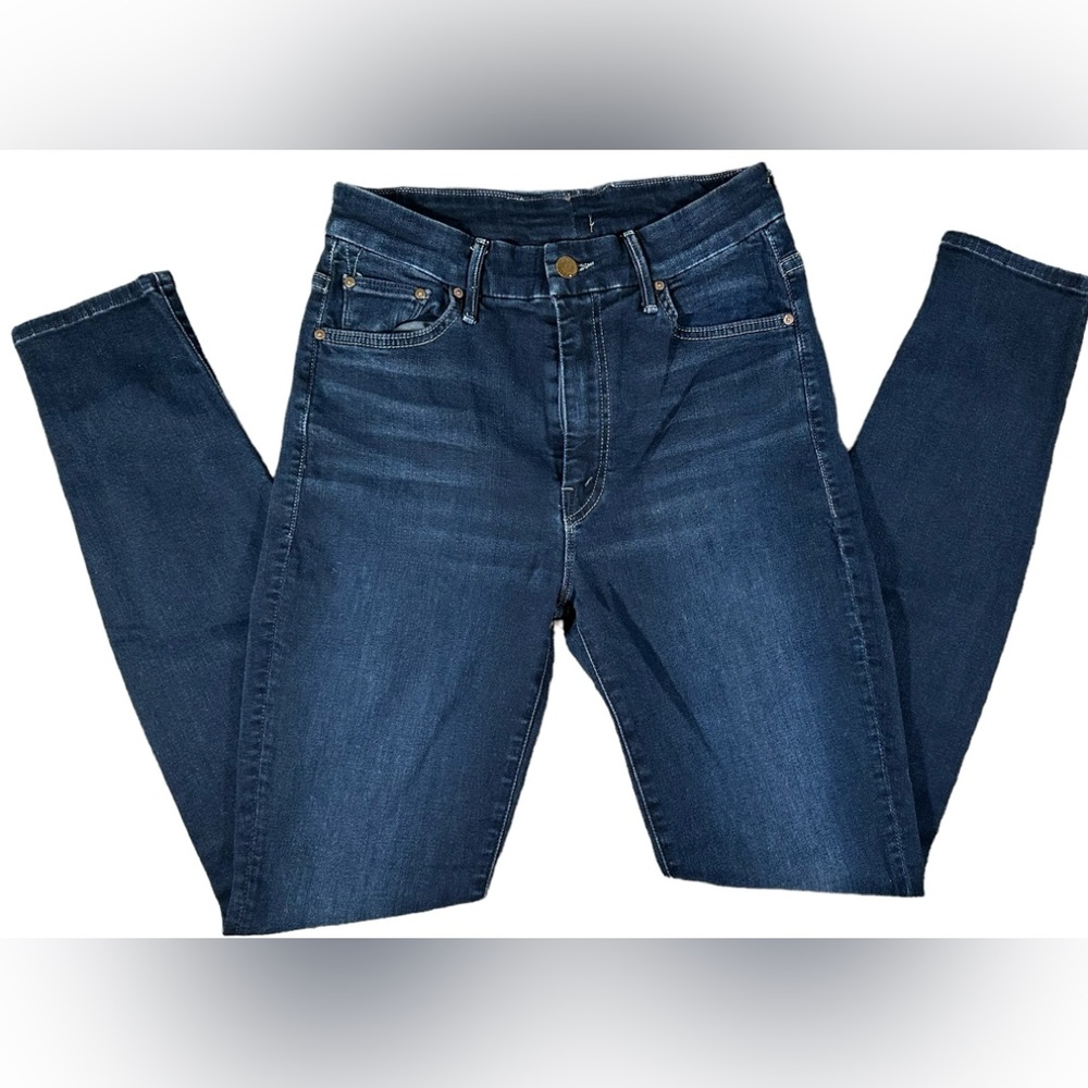 MOTHER High Waisted Looker Women’s Size 28 Dark Wash Ankle Skinny Jeans